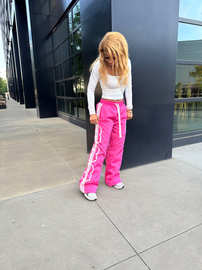 POWERPUFF PINK TRACKPANTS